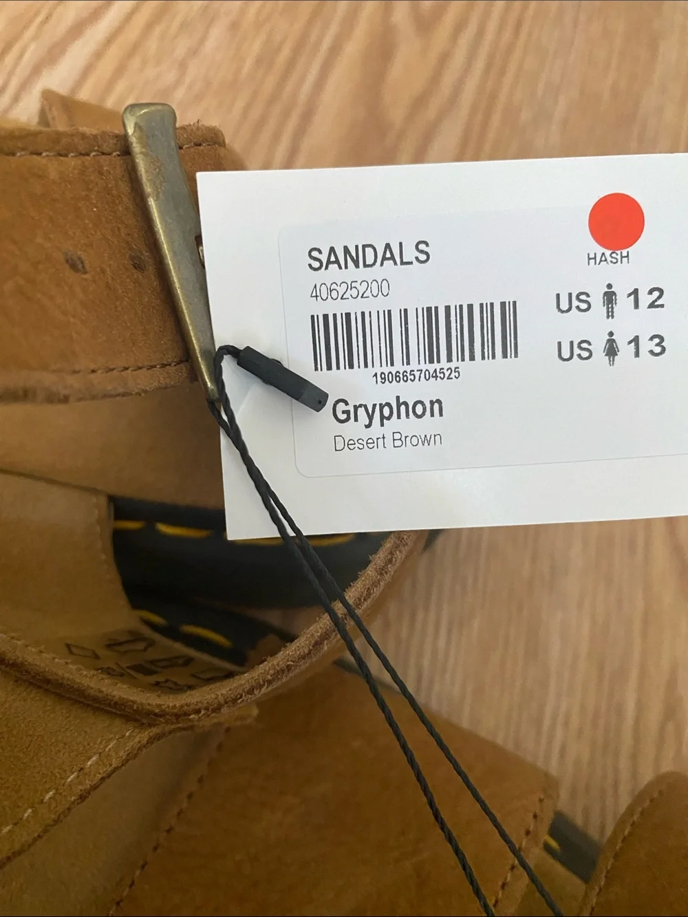 Dr Martens Gryphon leather upper sandals mens size 12 and 13 new without box